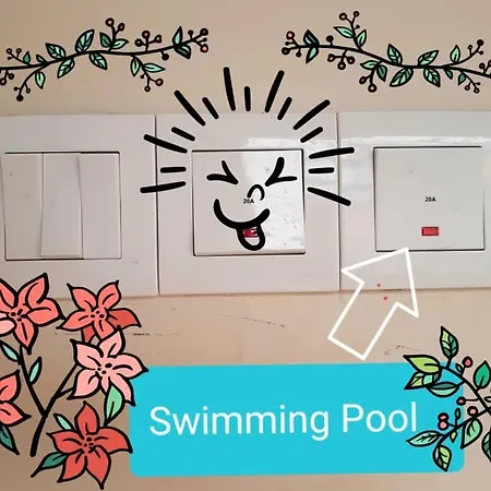 Swimming Pool Party House Apartment Batu Pahat Exterior photo